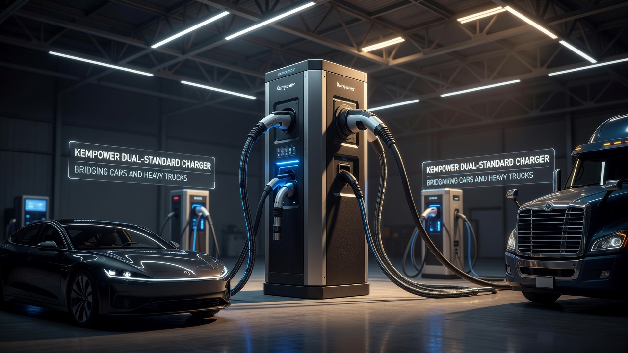 Kempower Unveils Dual-Standard Charger Bridging Cars and Heavy Trucks