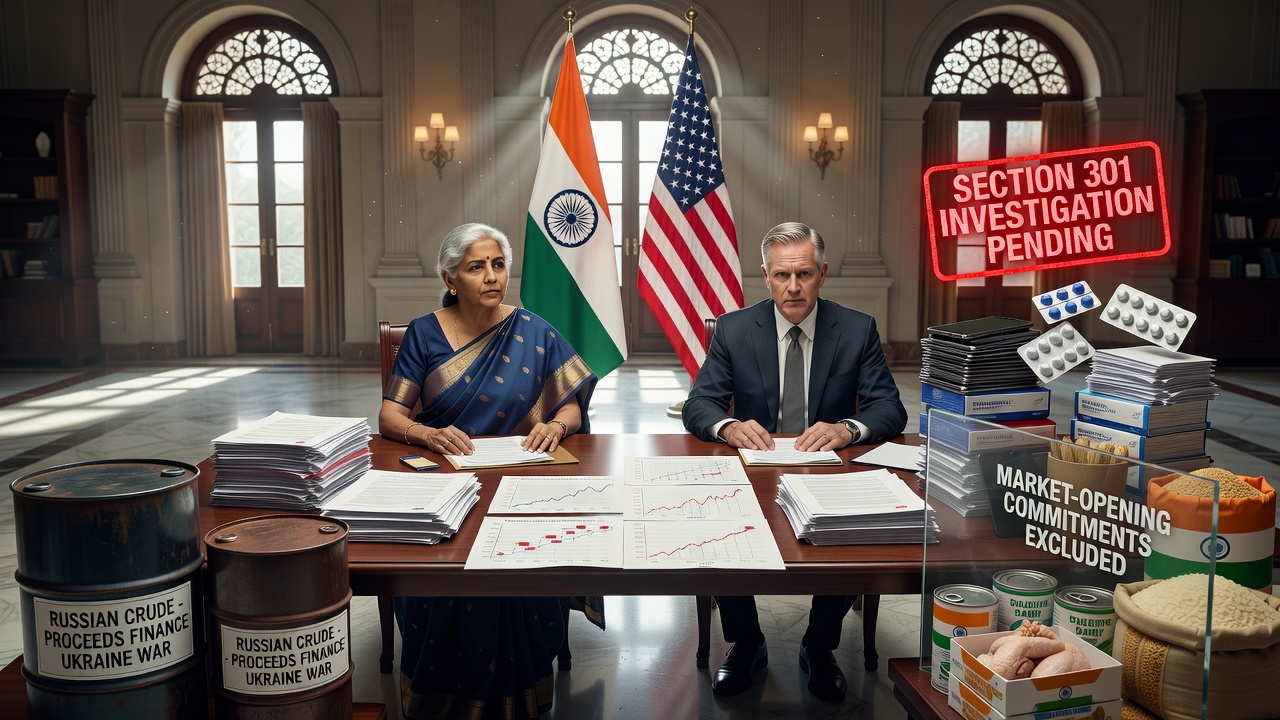 India-US Trade Talks Stall Again Over Tariffs and Oil